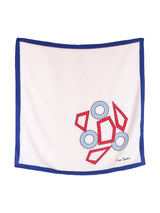 Pierre Cardin Geometric Silk Scarf Accessory arcadeshops.com