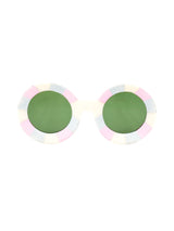 1960s Pastel Stripe Sunglasses Accessory arcadeshops.com