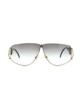 Courreges Architectural Metal Frame Sunglasses Accessory arcadeshops.com