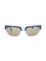 Michele Lamy Nana Blue Skinny Cateye Sunglasses Accessory arcadeshops.com