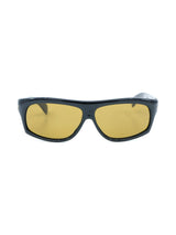 Black Rectangular Frame Sunglasses Accessory arcadeshops.com