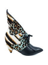 Balenciaga Patchwork Wedge Boots, 37 Accessory arcadeshops.com