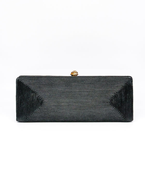 1950's Black Cord Clutch Accessory arcadeshops.com