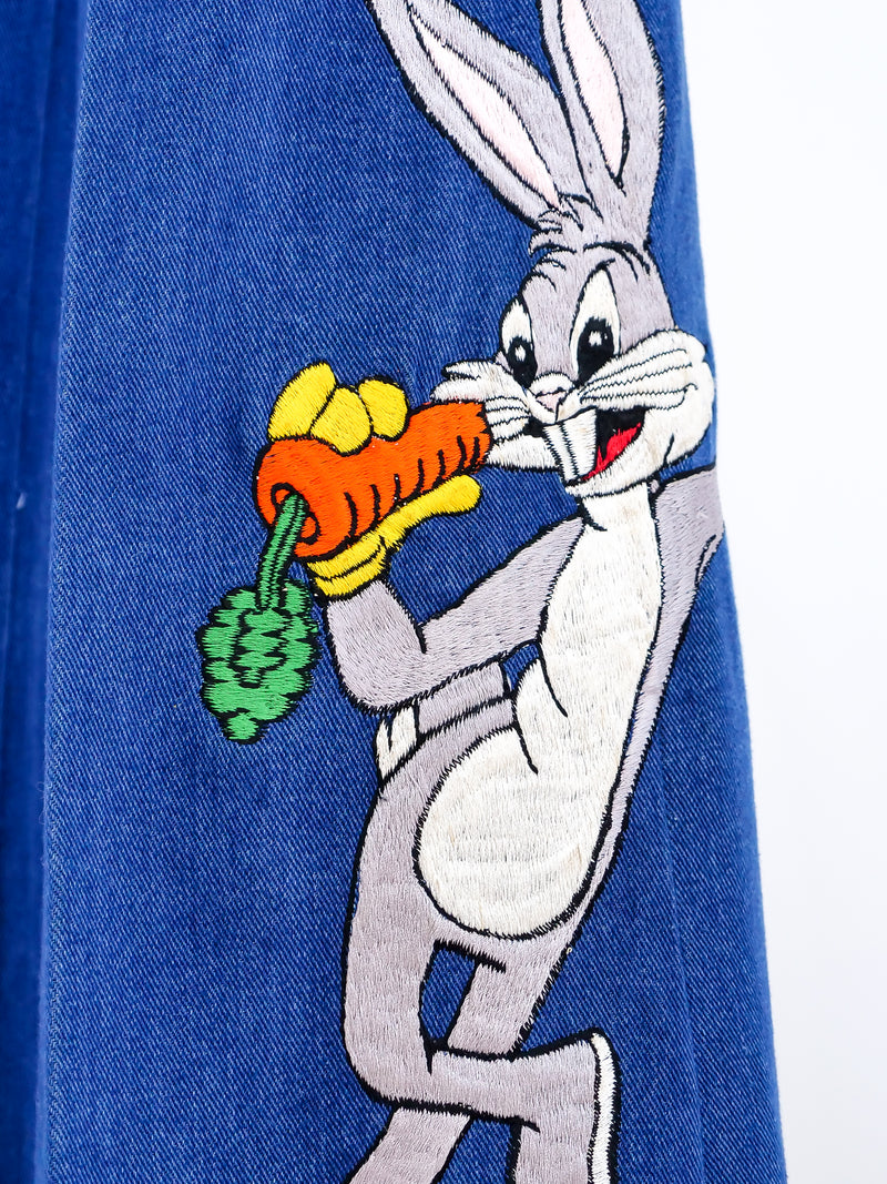 Antonio Guiseppe Bugs Bunny Embroidered Denim Bottom arcadeshops.com