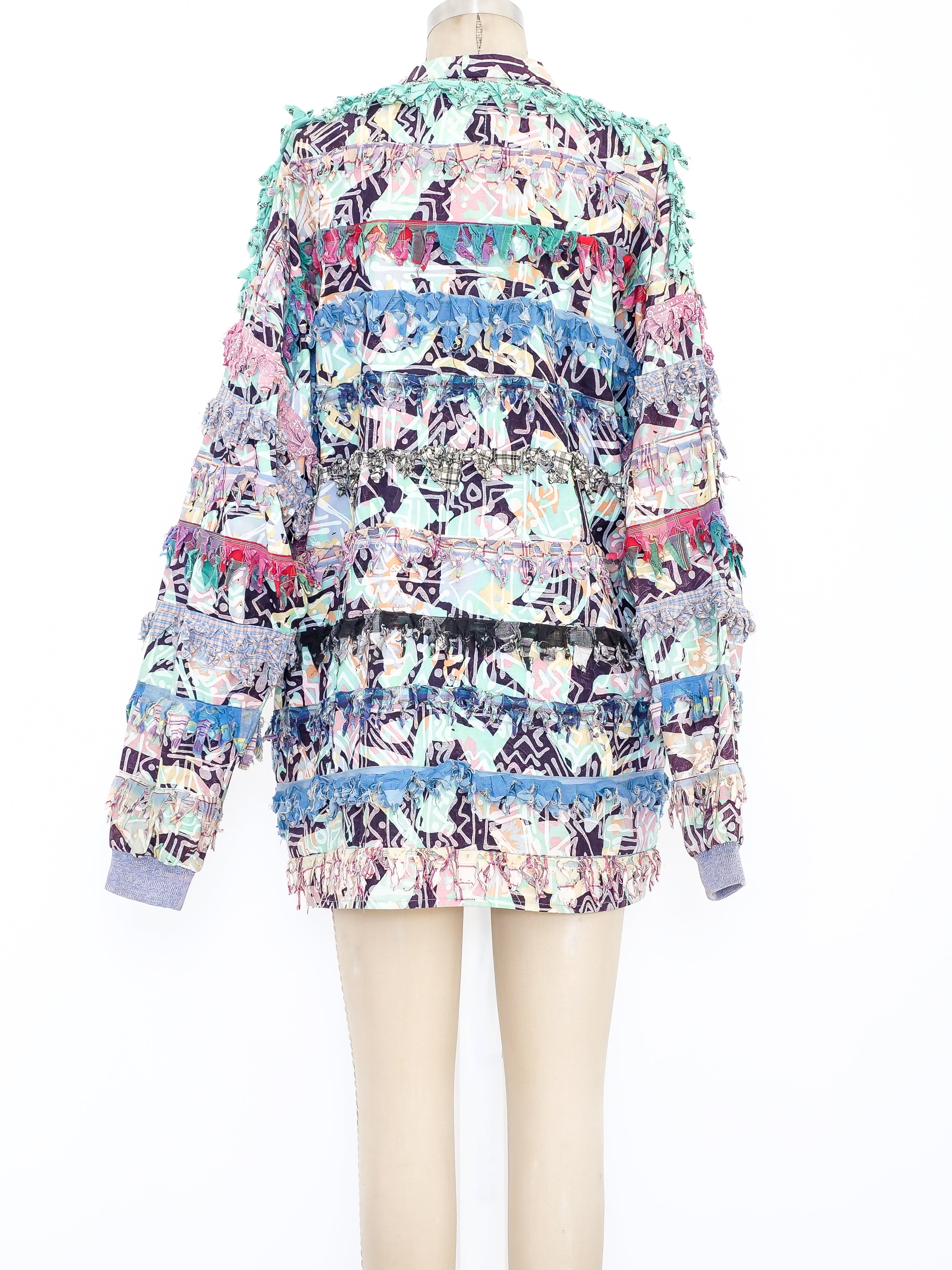 Paula Sweet Pastel Fringe Jacket