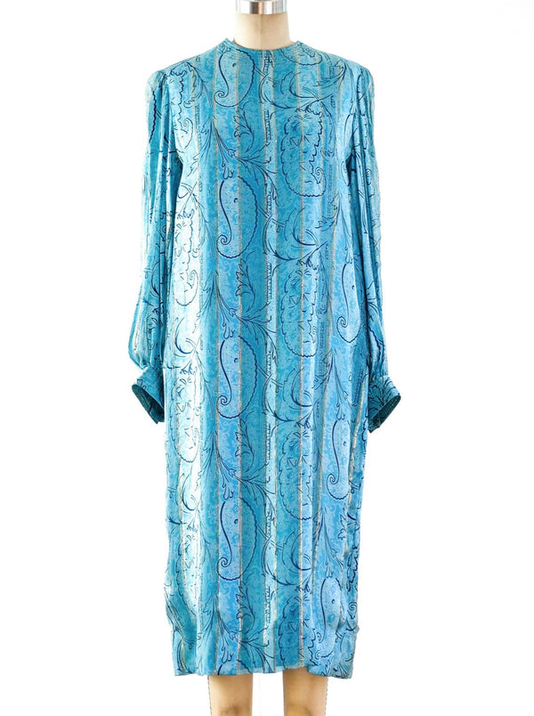 Adele Simpson Paisley Silk Dress Dress arcadeshops.com