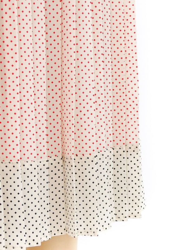 Albert Nipon Polka Dot Printed Dress Dress arcadeshops.com
