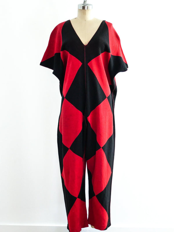 Issey Miyake Harlequin Jumpsuit Suit arcadeshops.com