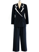 Angelo Tarlazzi Pinstripe Suit Suit arcadeshops.com