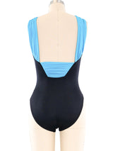 Yves Saint Laurent Colorblock Swimsuit Suit arcadeshops.com