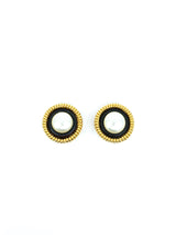 Chanel Gold and Black Pearl Earrings Jewelry arcadeshops.com