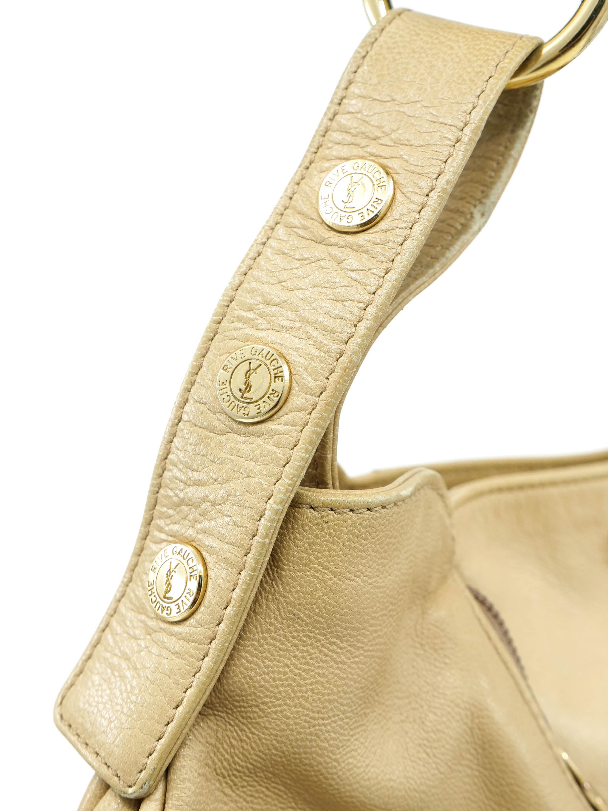 Yves Saint Laurent Beige Leather Mombasa Bag Yves Saint Laurent Beige Leather Mombasa Bag