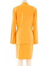 Gianni Versace Tangerine Skirt Suit Suit arcadeshops.com