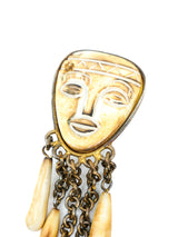 Monies Fringed Mask Earrings Accessory arcadeshops.com