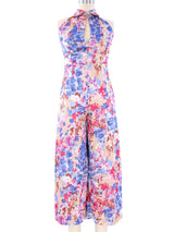1970's Abstract Mosaic Printed Jumpsuit Jumpsuit arcadeshops.com