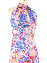 1970's Abstract Mosaic Printed Jumpsuit Jumpsuit arcadeshops.com