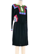 Janice Wainwright Colorblock Peasant Dress Dress arcadeshops.com