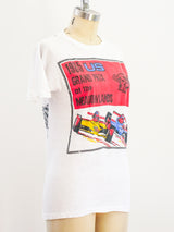 1985 US Grand Prix Graphic Tee T-shirt arcadeshops.com