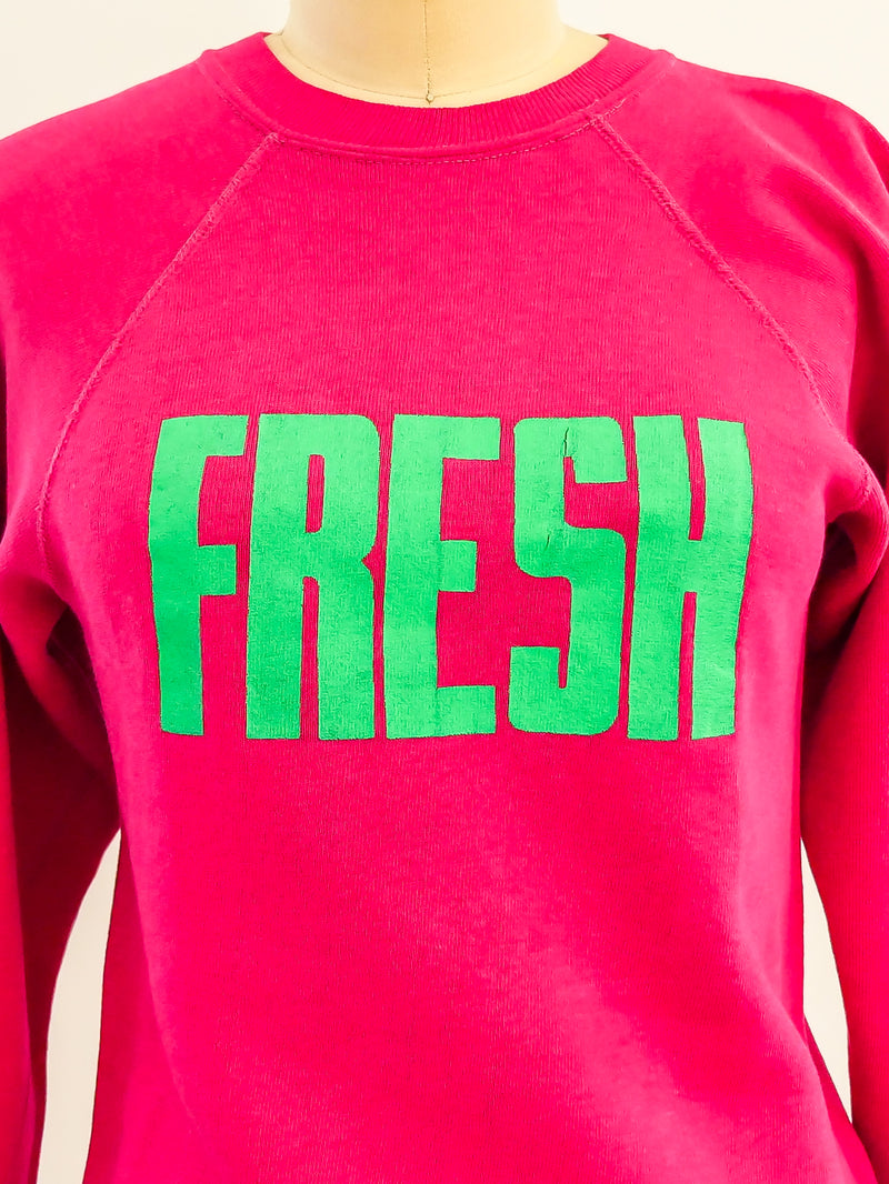 Fresh Graphic Magenta Sweatshirt T-shirt arcadeshops.com