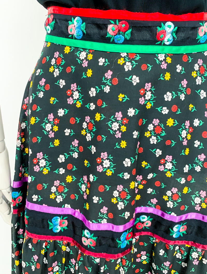 Giorgio di Sant'Angelo Floral Maxi Skirt Skirt arcadeshops.com