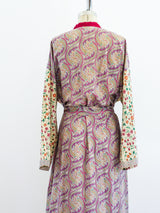 Liberty Mixed Print Belted Robe Dress arcadeshops.com