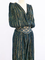 Lurex Stripe Cotton Gauze Jumpsuit Jumpsuit arcadeshops.com