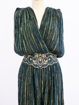 Lurex Stripe Cotton Gauze Jumpsuit Jumpsuit arcadeshops.com