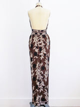 Emilio Pucci Silk Jersey Halter Dress Dress arcadeshops.com