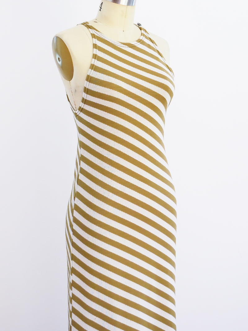 Rudi Gernreich Striped Knit Dress Dress arcadeshops.com