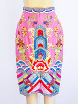 Naeem Khan Embroidered Skirt Skirt arcadeshops.com