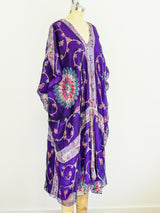 Embroidered Silk Sequined Caftan Dress arcadeshops.com