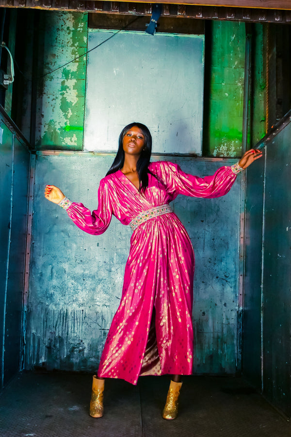 Adele Simpson Lurex Dot Dress Dress arcadeshops.com