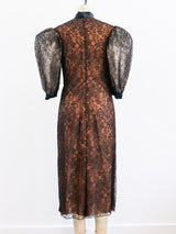 Stavropoulos Puff Sleeve Lace Dress Dress arcadeshops.com