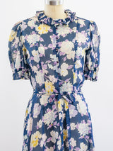 Albert Nipon Floral Cotton Gauze Dress Dress arcadeshops.com