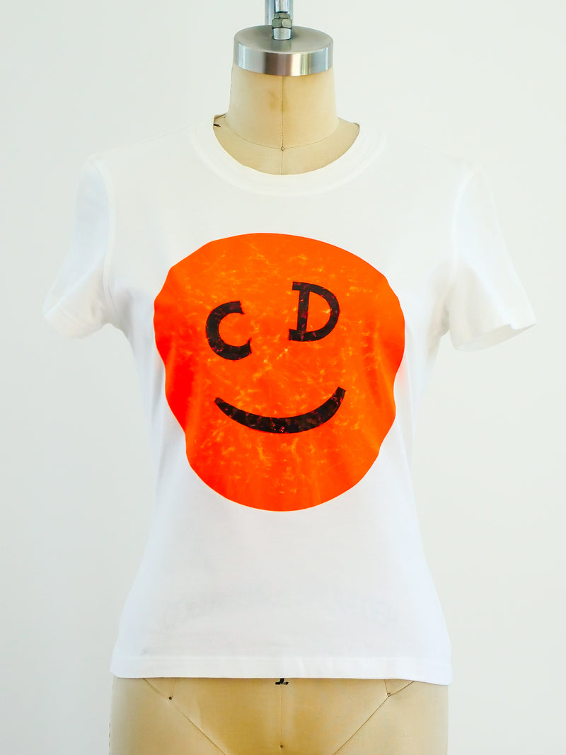 Christian Dior Smile Graphic Tee T-shirt arcadeshops.com