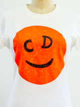 Christian Dior Smile Graphic Tee T-shirt arcadeshops.com
