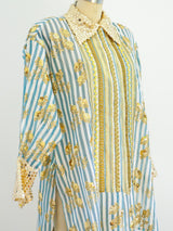 Christian Lacroix Embellished Striped Shirt Top arcadeshops.com