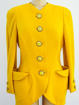 Versace Yellow Jacket Jacket arcadeshops.com