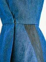 Galanos Denim Dress With Hook Hardware Dress arcadeshops.com