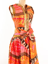 Oscar de la Renta Sequined Sleeveless Gown Dress arcadeshops.com