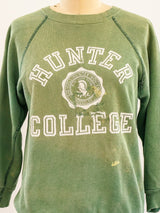 1960s Hunter College Patched Sweatshirt T-shirt arcadeshops.com