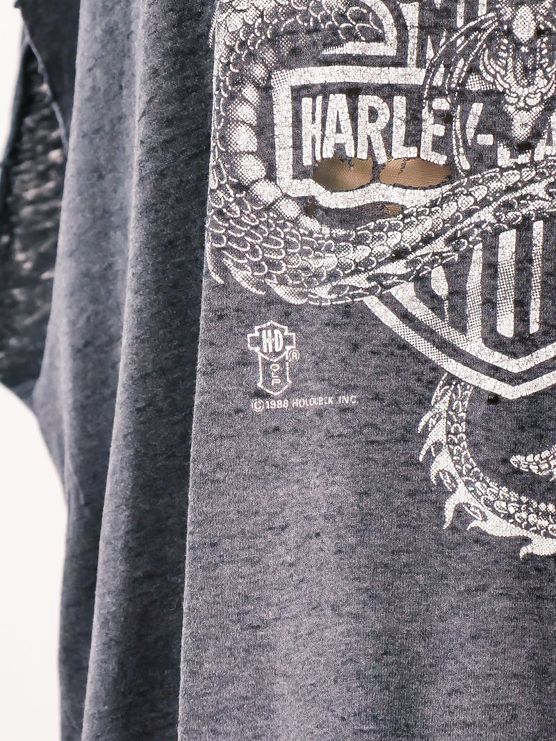 Harley Davidson Cut Off Tee T-shirt arcadeshops.com