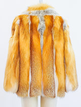 Red Fox Fur Coat Jacket arcadeshops.com