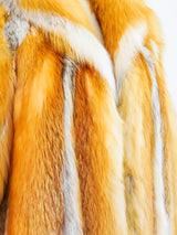Red Fox Fur Coat Jacket arcadeshops.com