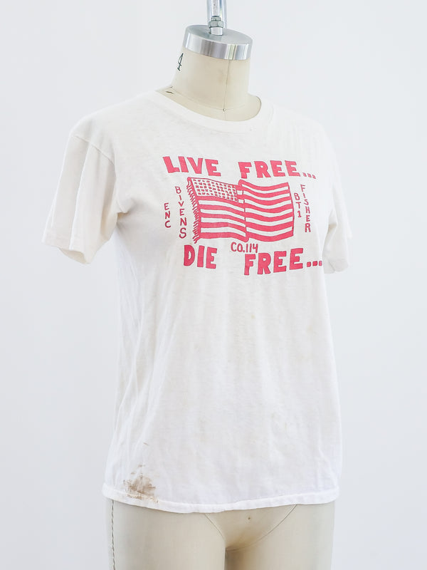 Live Free Die Free Tee T-shirt arcadeshops.com