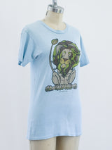 1970s Lion Graphic Tee T-shirt arcadeshops.com