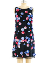 Azzaro Plastic Flower Embellished Dress Dress arcadeshops.com