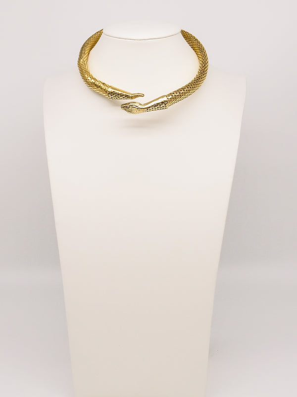 Whiting and Davis Mesh Serpant Choker Jewelry arcadeshops.com