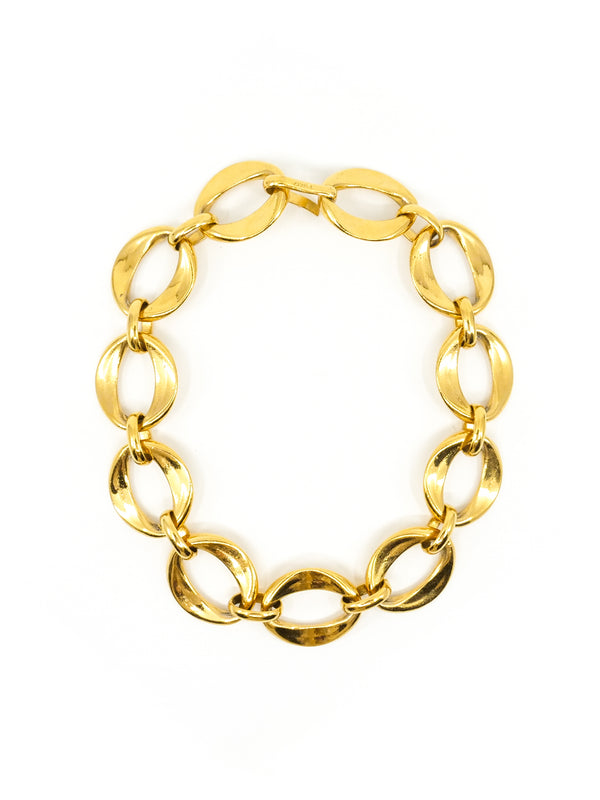 Chanel Chain Link Choker Necklace Accessory arcadeshops.com
