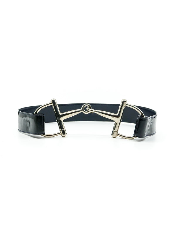 Gucci Patent Horsebit Hip Belt Accessory arcadeshops.com